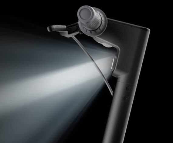 Built-In Front and Brake LED Light